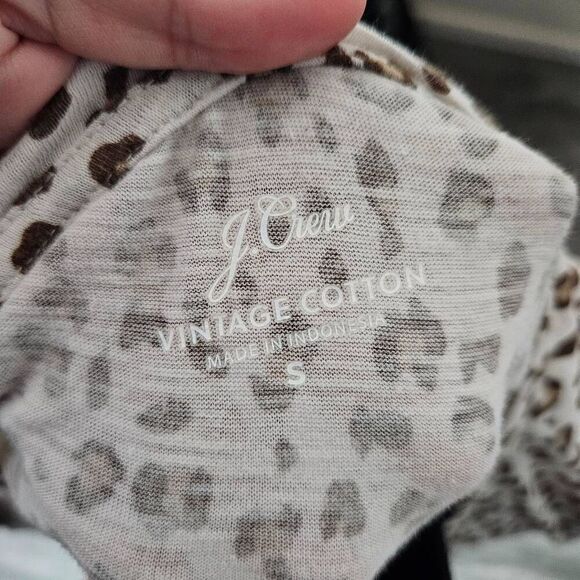 J. Crew Vintage Cotton Animal Print T-shirt - Picture 8 of 8
